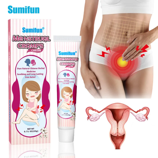 Crème Apaisante Naturelle – Soulagement Élégant des Douleurs Menstruelles
